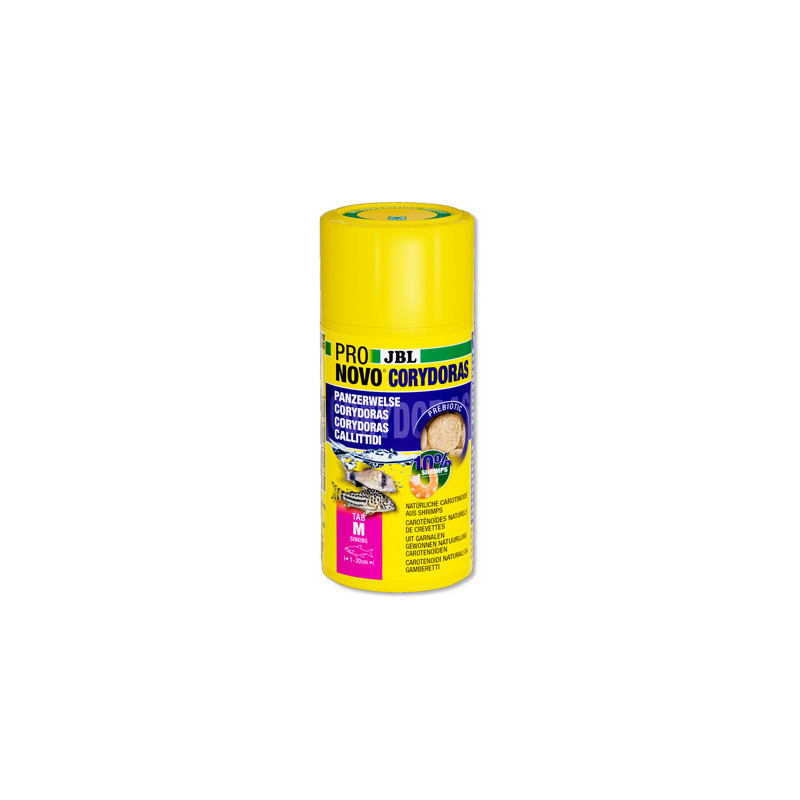 JBL ProNovo Corydoras Tab M 100 ml – pastilles pour corydoras 1–20 cm JBL ProNovo Corydoras Tab M 100 ml – pastilles pour corydoras 1–20 cm