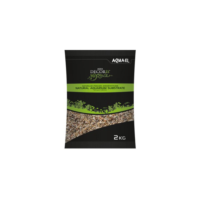 Gravier NATUREL MULTICOLORED 1.4-2mm 2kg AQUAEL Gravier NATUREL MULTICOLORED 1.4-2mm 2kg AQUAEL