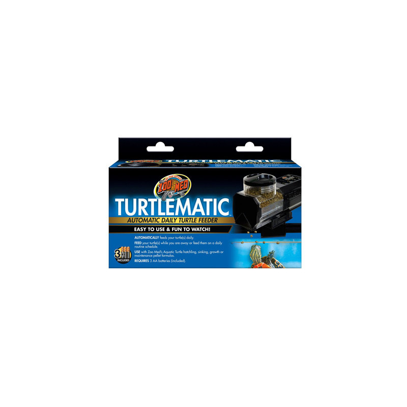 Distributeur de nourriture Turtle Matic ZOOMED Distributeur de nourriture Turtle Matic ZOOMED