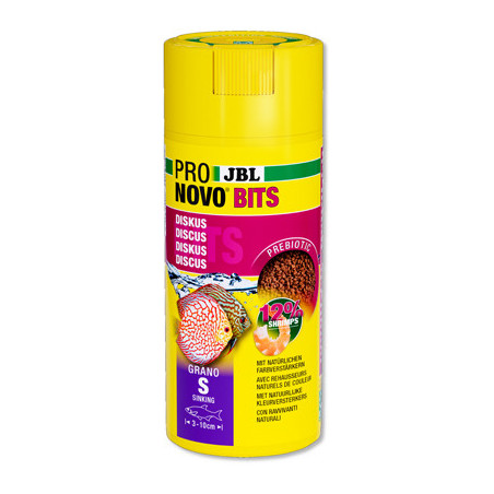 JBL PRONOVO BITS GRANO S – Granulés Omnivores – 250ml CLICK