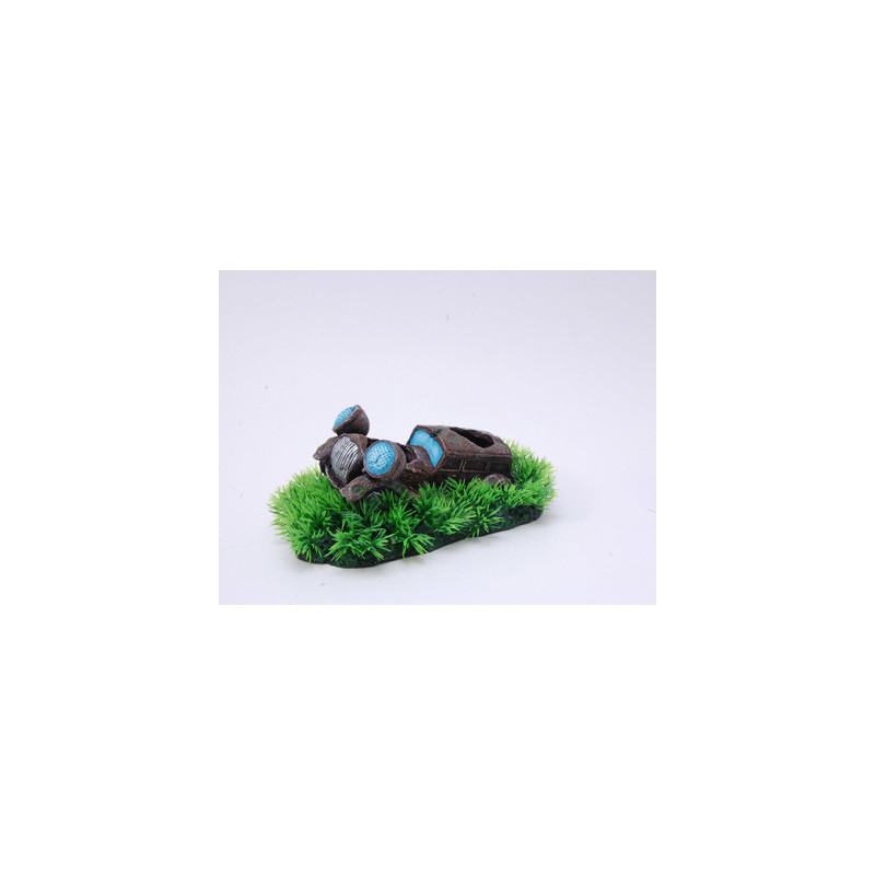 CAR WITH PLANT 190x120x80mm--- CAR WITH PLANT 190x120x80mm---
