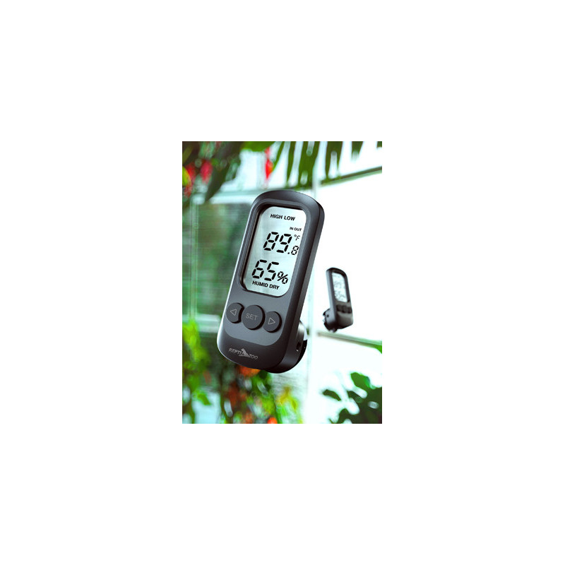 THERMOMETRE + HYGROMETRE digital avec alarme REPTIZOO THERMOMETRE + HYGROMETRE digital avec alarme REPTIZOO