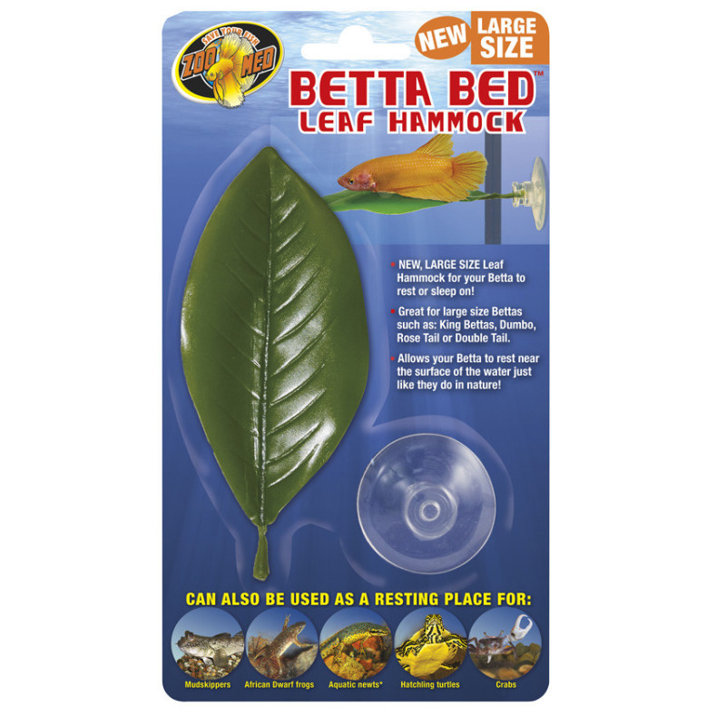 Betta Bed Leaf Hammock LARGE ZOOMED--- Betta Bed Leaf Hammock LARGE ZOOMED---