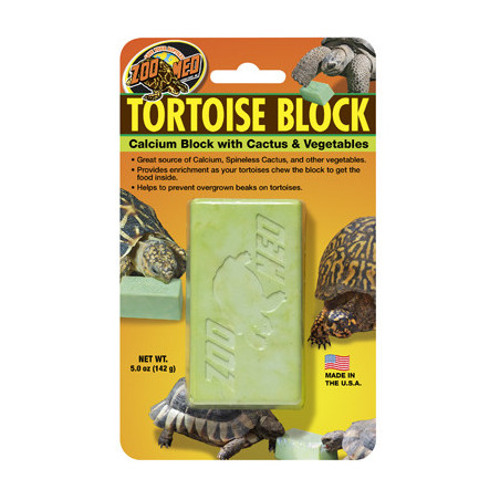 TORTOISE BLOCK 142grs calcium au cactus