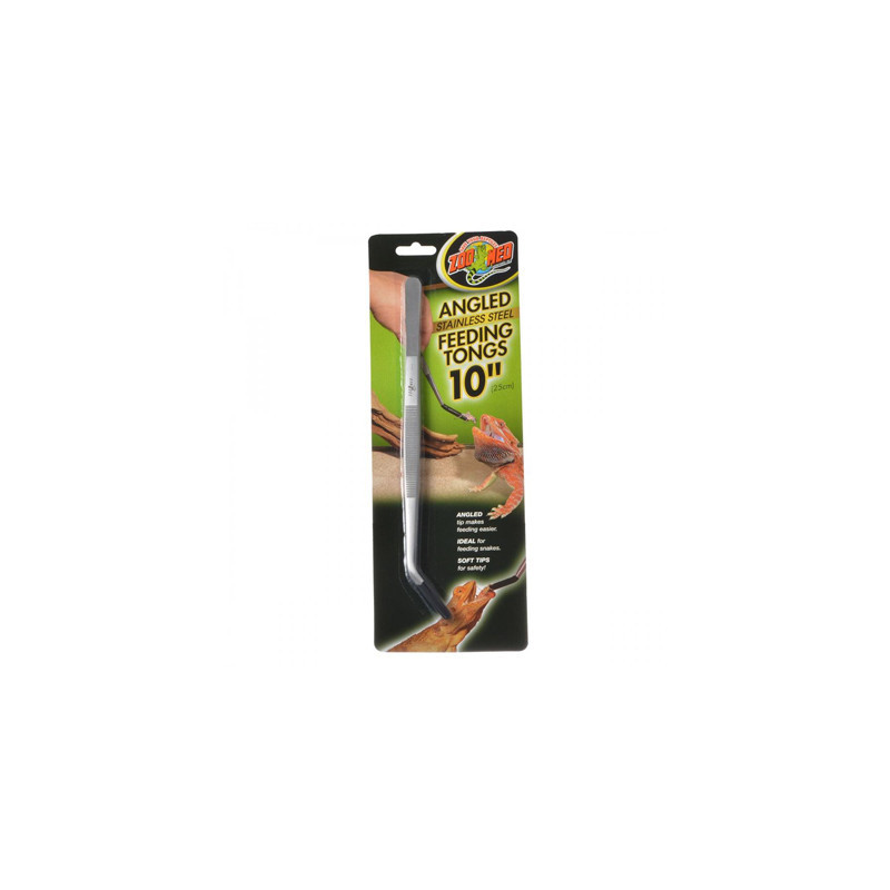 PINCE COURBE inoxydable 25cm ZOOMED pr nourriture PINCE COURBE inoxydable 25cm ZOOMED pr nourriture