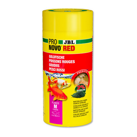 JBL ProNovo Red Flakes M 1000 ml – flocons pour poissons rouges