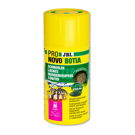 JBL ProNovo Botia Tab M – Nourriture pastilles pour loches – 100 ml