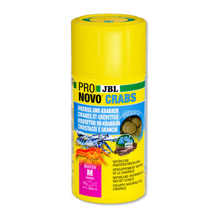 JBL ProNovo Crabs Wafer M  – wafers pour crabes & écrevisses (1‑20 cm)