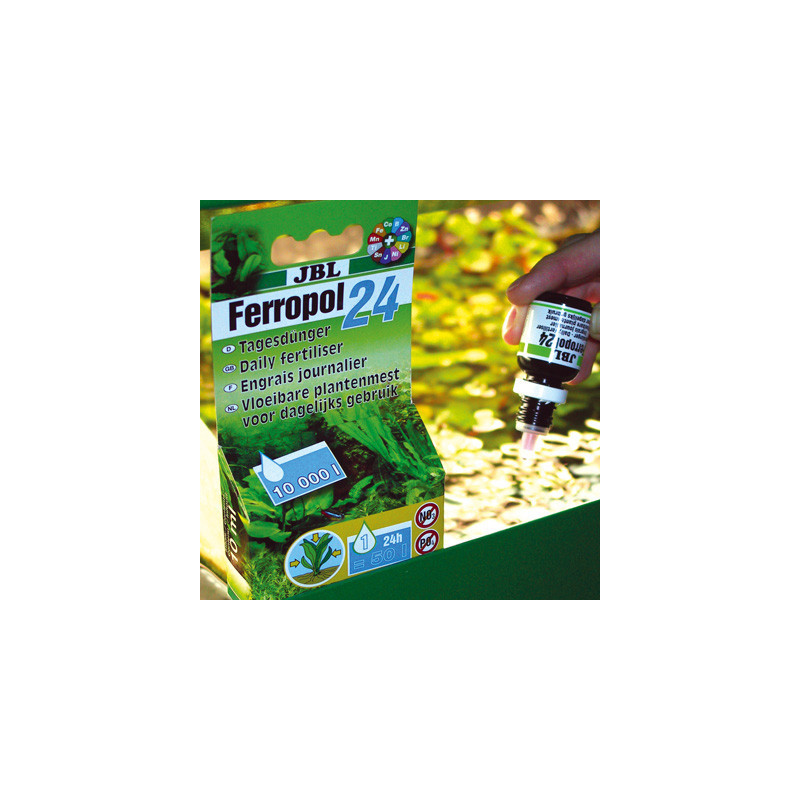 JBL PROFLORA Ferropol 24 – engrais quotidien pour plantes d’aquarium JBL PROFLORA Ferropol 24 – engrais quotidien pour plantes d’aquarium
