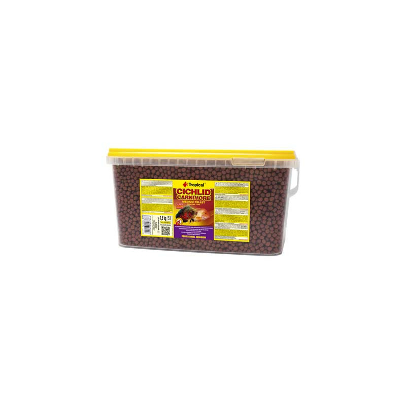 *CICHLID CARNIVORE MEDIUM PELLET 5L/1.8KG (sur commande) *CICHLID CARNIVORE MEDIUM PELLET 5L/1.8KG (sur commande)
