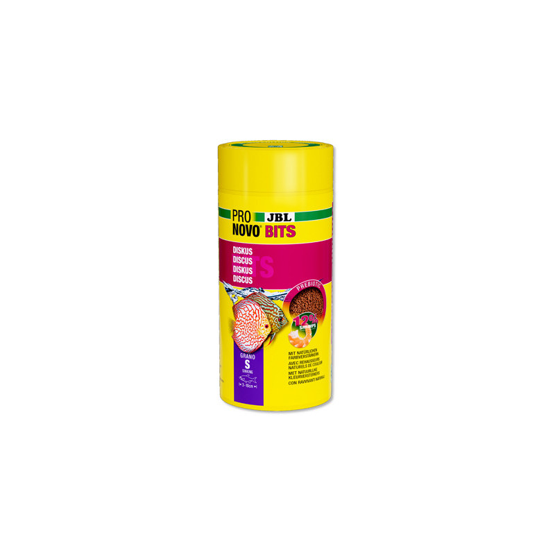 JBL PRONOVO BITS GRANO S – Granulés Poissons – 1000ml JBL PRONOVO BITS GRANO S – Granulés Poissons – 1000ml