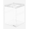TERRARIUM ACRYLIQUE TRANSPARENT 15x15x25cm REPTIZOO
