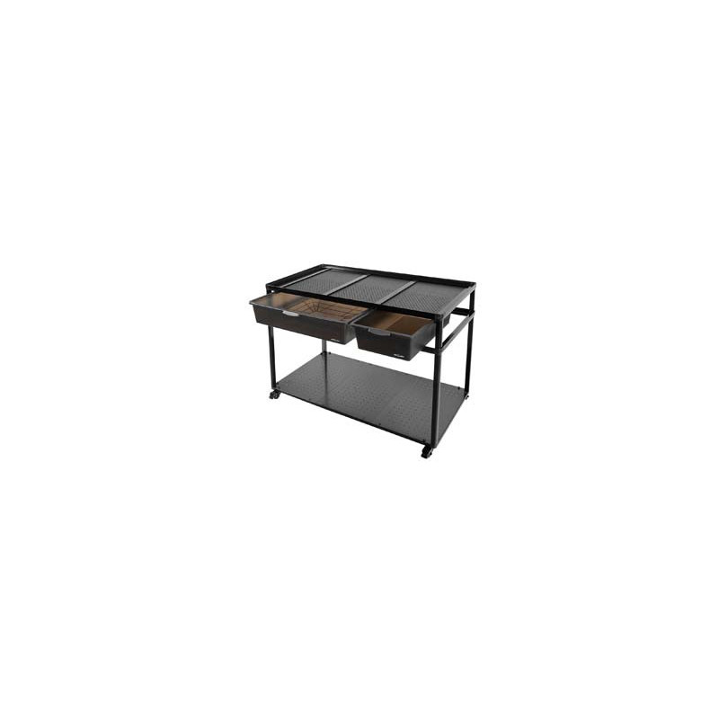 Table avec roulettes + bac de rangement 92.5x46.8x70cm REPTIZOO Table avec roulettes + bac de rangement 92.5x46.8x70cm REPTIZOO