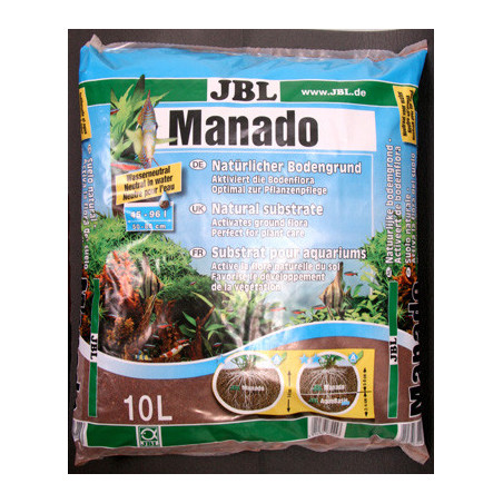 MANADO 10L JBL substrat sol naturel