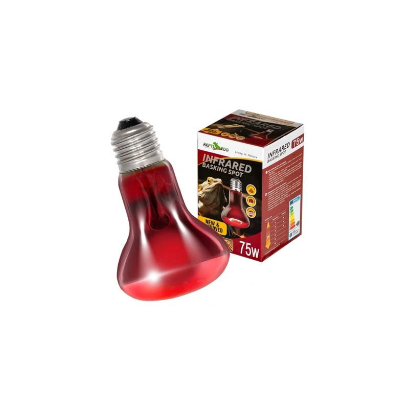 LAMPE CHAUFFANTE A INFRAROUGE 75W REPTIZOO LAMPE CHAUFFANTE A INFRAROUGE 75W REPTIZOO