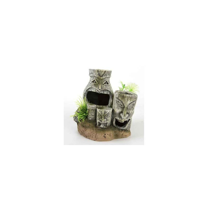 Colonnes Tiki 13.5x10.5x13cm SCALARE Colonnes Tiki 13.5x10.5x13cm SCALARE