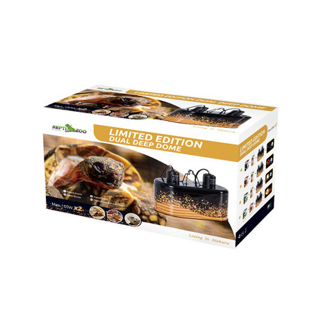 DUAL DOME DESERT POUR LAMPE EN CERAMIQUE REPTIZOO---