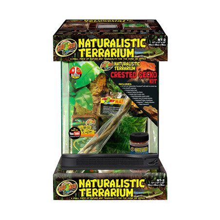*TERRARIUM CRESTED GECKO KIT 30x30x46 cm ZOOMED (sur commande)