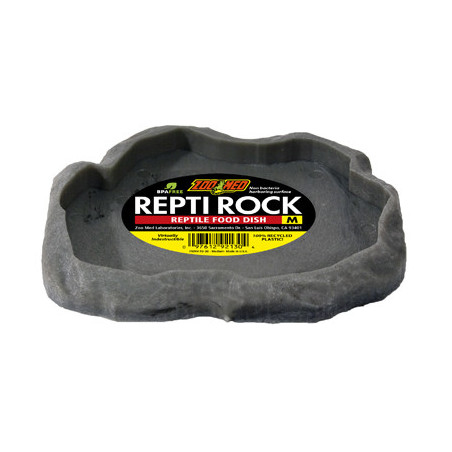 VASQUE REPTI ROCK FOOD DISH MEDIUM ZOOMED