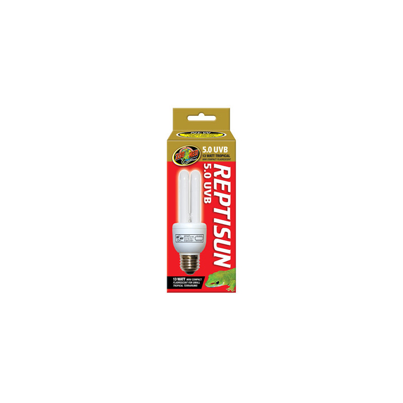 LAMPE REPTISUN 5.0 MINI COMPACT 13W LAMPE REPTISUN 5.0 MINI COMPACT 13W