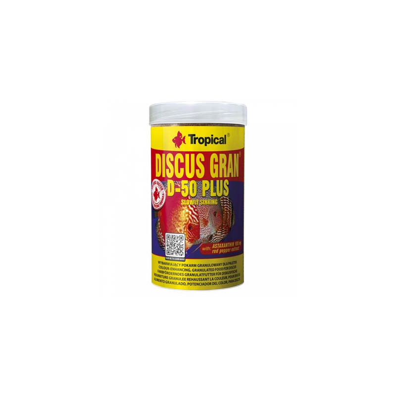 TROPICAL DISCUS GRAN D-50 PLUS 250ml TROPICAL DISCUS GRAN D-50 PLUS 250ml
