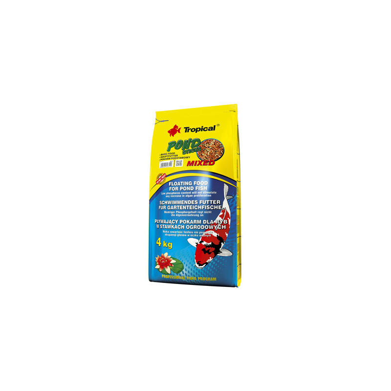 POND STICKS MIXED 4KG - 50L TROPICAL POND STICKS MIXED 4KG - 50L TROPICAL