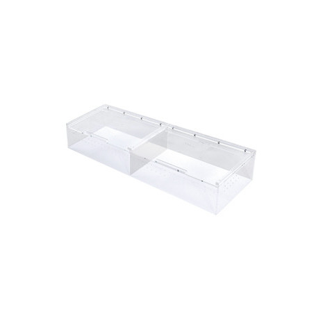 BOITE ACRYLIQUE 2 compartiments 56.5x20.6x9.5cm REPTIZOO---