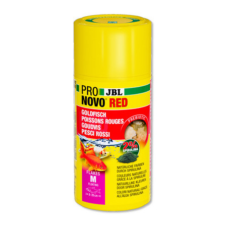 JBL ProNovo Red Flakes M 100 ml – Aliment flottant pour poisson rouge