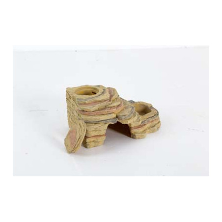 3 IN 1 FEEDING DISHES HIDE OUT 23x14.5x11cm REPTIZOO