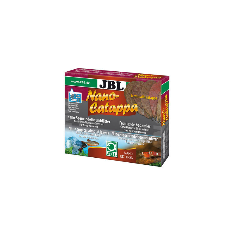 JBL Nano‑Catappa 10 feuilles – badamier naturel pour nano‑aquariums JBL Nano‑Catappa 10 feuilles – badamier naturel pour nano‑aquariums