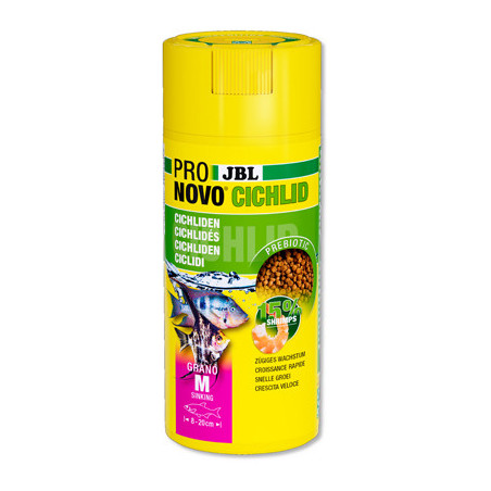 JBL PRONOVO CICHLID GRANO M – Nourriture Cichlidés – 250ml
