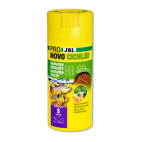 JBL PRONOVO CICHLID GRANO S – Nourriture Cichlidés – 250ml