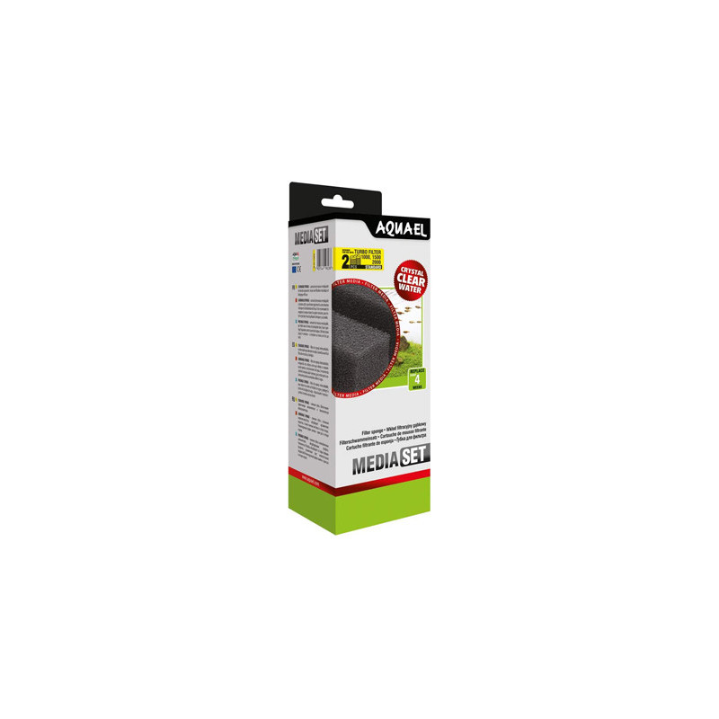MOUSSE pour filtre TURBO 1000/1500/2000 (2pc) MOUSSE pour filtre TURBO 1000/1500/2000 (2pc)