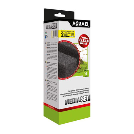 MOUSSE pour filtre TURBO 1000/1500/2000 (2pc)