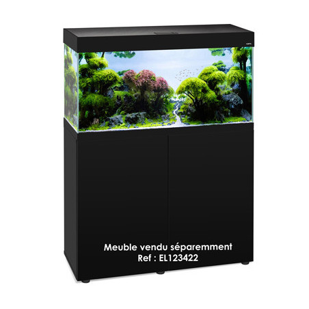 AQUARIUM OPTI SET 200 NOIR led 2.0 2x14w 101x41x56cm ép.8mm 200L