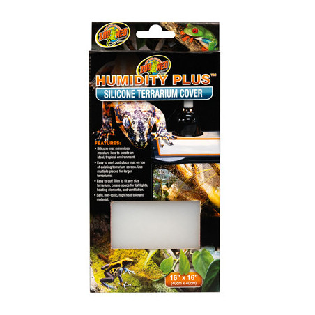 HUMIDITY PLUS silicone terrarium cover 40.64X40.64cm ZOOMED