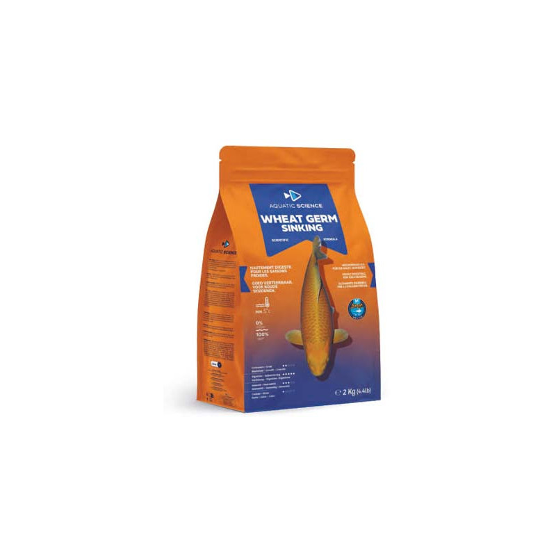 WHEAT GERM SINKING LARGE 5Kg AQUATIC SCIENCE WHEAT GERM SINKING LARGE 5Kg AQUATIC SCIENCE
