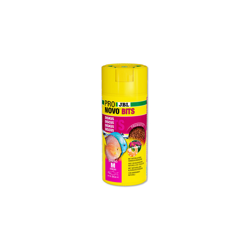 JBL PRONOVO BITS GRANO M – Granulés Poissons – 250ml CLICK