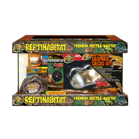ReptiHabitat kit Gecko 51x25x30cm Zoomed