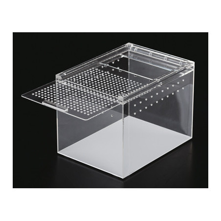 TERRARIUM ACRYLIQUE TRANSPARENT 15x20x15cm REPTIZOO