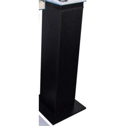*MEUBLE COLONNE NOIR 24x24x100cm NEWA (sur commande)
