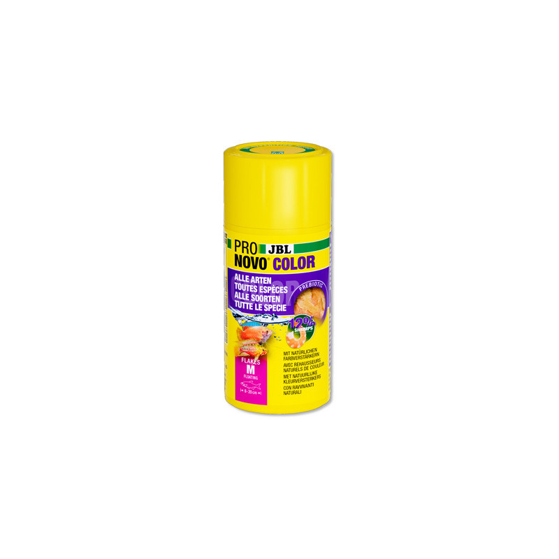 JBL ProNovo Color Flakes M 100ml – Couleurs éclatantes pour poissons. JBL ProNovo Color Flakes M 100ml – Couleurs éclatantes pour poissons.