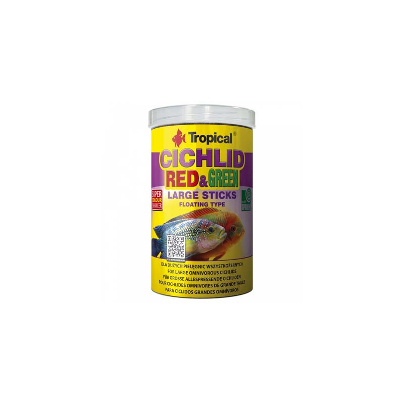 CICHLID RED&GREEN LARGE STICKS 1000ml---