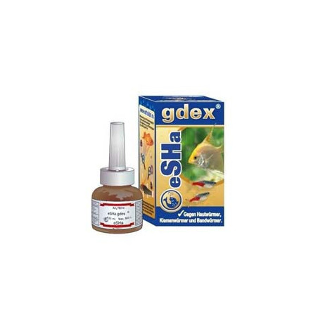 eSHa GDEX – Traitement contre les vers de la peau et branchies 20 ml