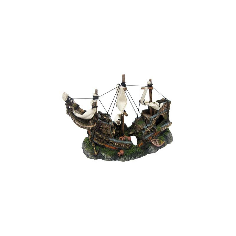 BATEAU SUR ROCHERS 29,2x12.7x20cm BATEAU SUR ROCHERS 29,2x12.7x20cm