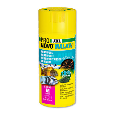 JBL PRONOVO MALAWI GRANO M – Cichlidés – 250ml CLICK