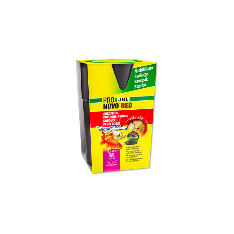 JBL ProNovo Red Flakes M Recharge 750 ml – flocons prébiotiques. JBL ProNovo Red Flakes M Recharge 750 ml – flocons prébiotiques.
