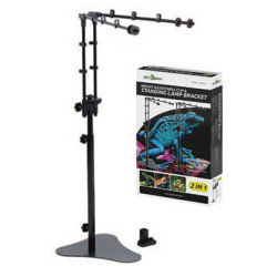 SUPPORT DE LAMPE DOME DOUBLE sur pied REPTIZOO