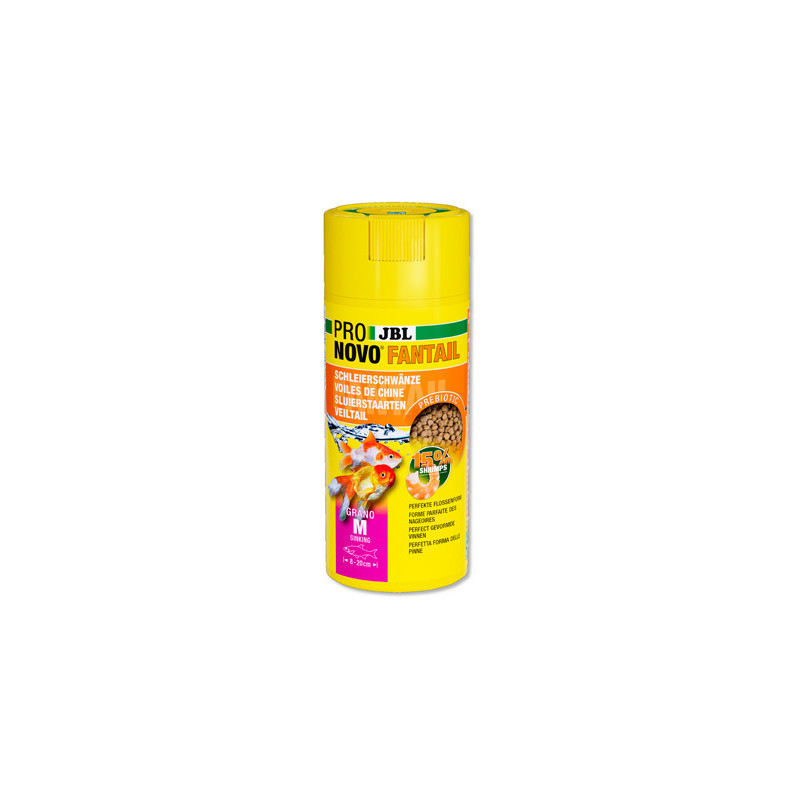 JBL ProNovo Fantail Grano M 250 ml – granulés pour voile de chine JBL ProNovo Fantail Grano M 250 ml – granulés pour voile de chine
