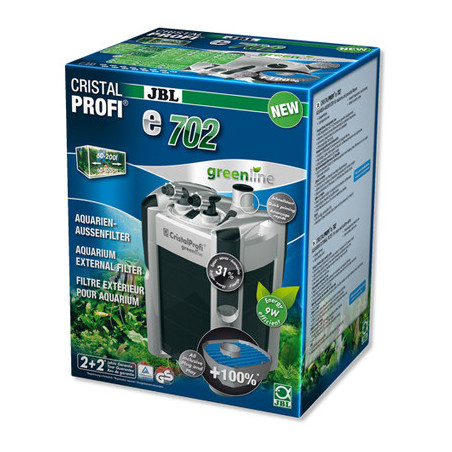 Filtre JBL CristalProfi e702 – 700 L/h pour aquarium 200 L